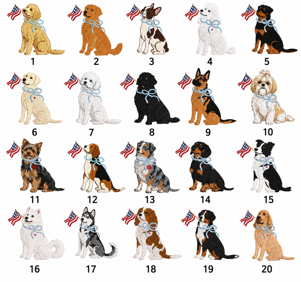 Red, White & Woof