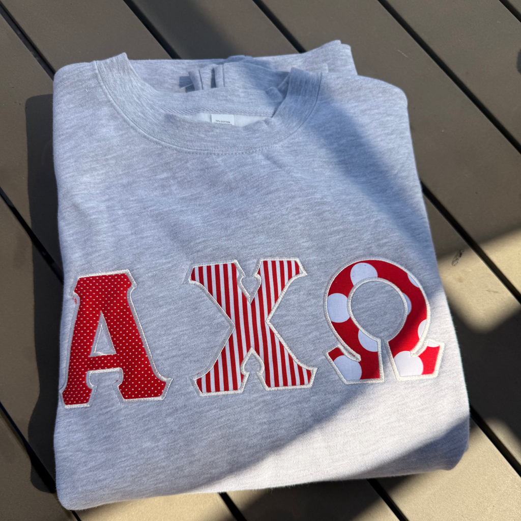 Custom Triple Appliqué Crewneck