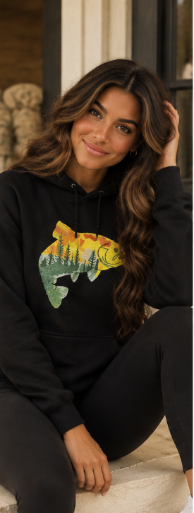Outdoors Fish Hoodie