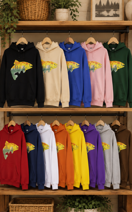 Outdoors Fish Hoodie