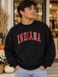 Indiana Patchwork Crewneck