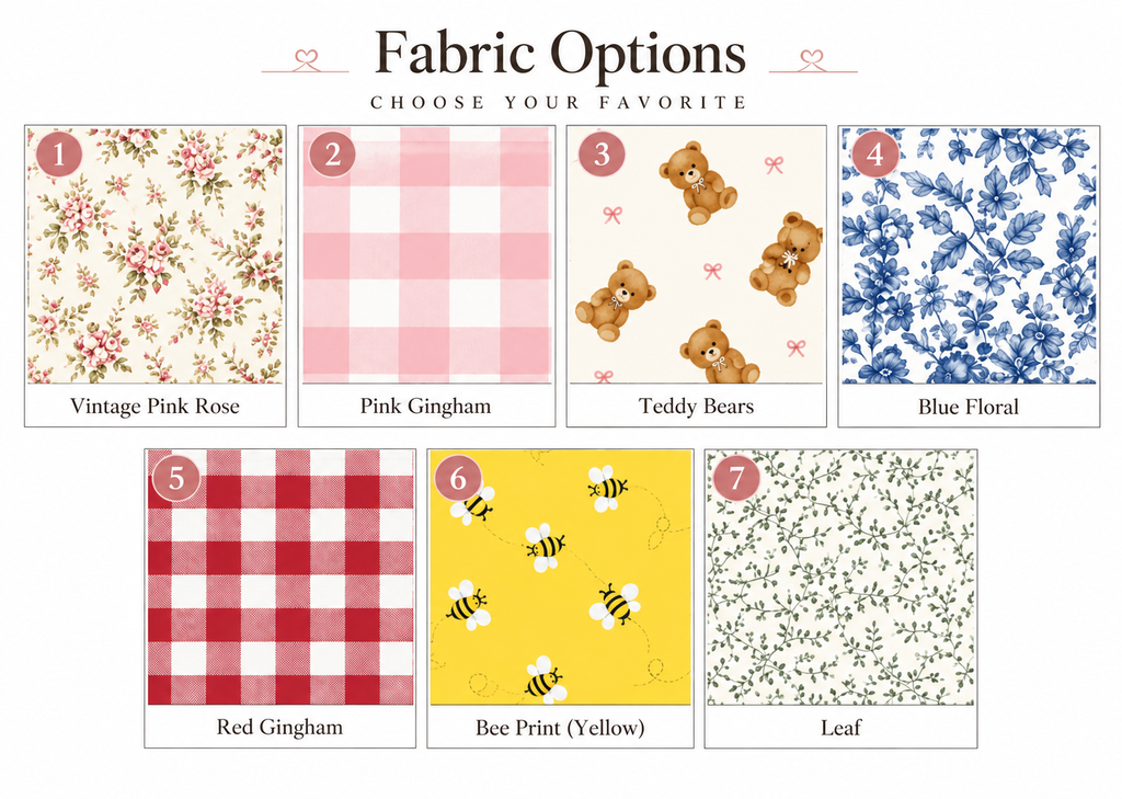 Fabric options chart
