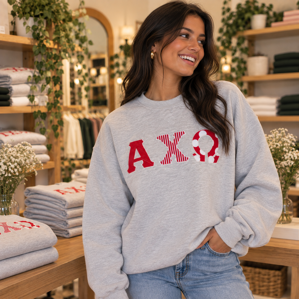 Custom Triple Appliqué Crewneck