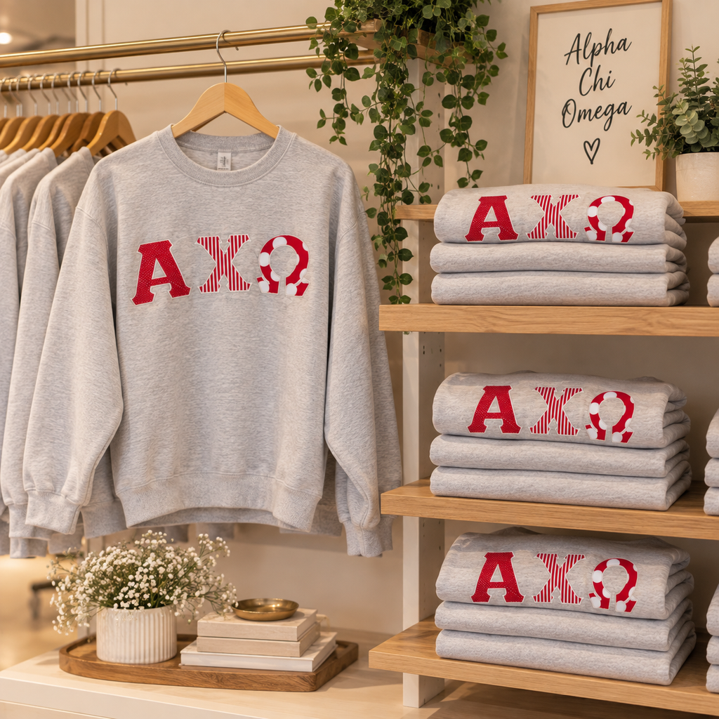 Custom Triple Appliqué Crewneck